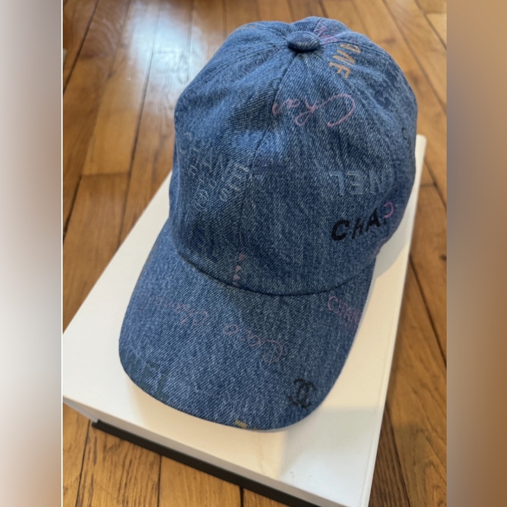 Chanel denim cap multicolored UNWORN